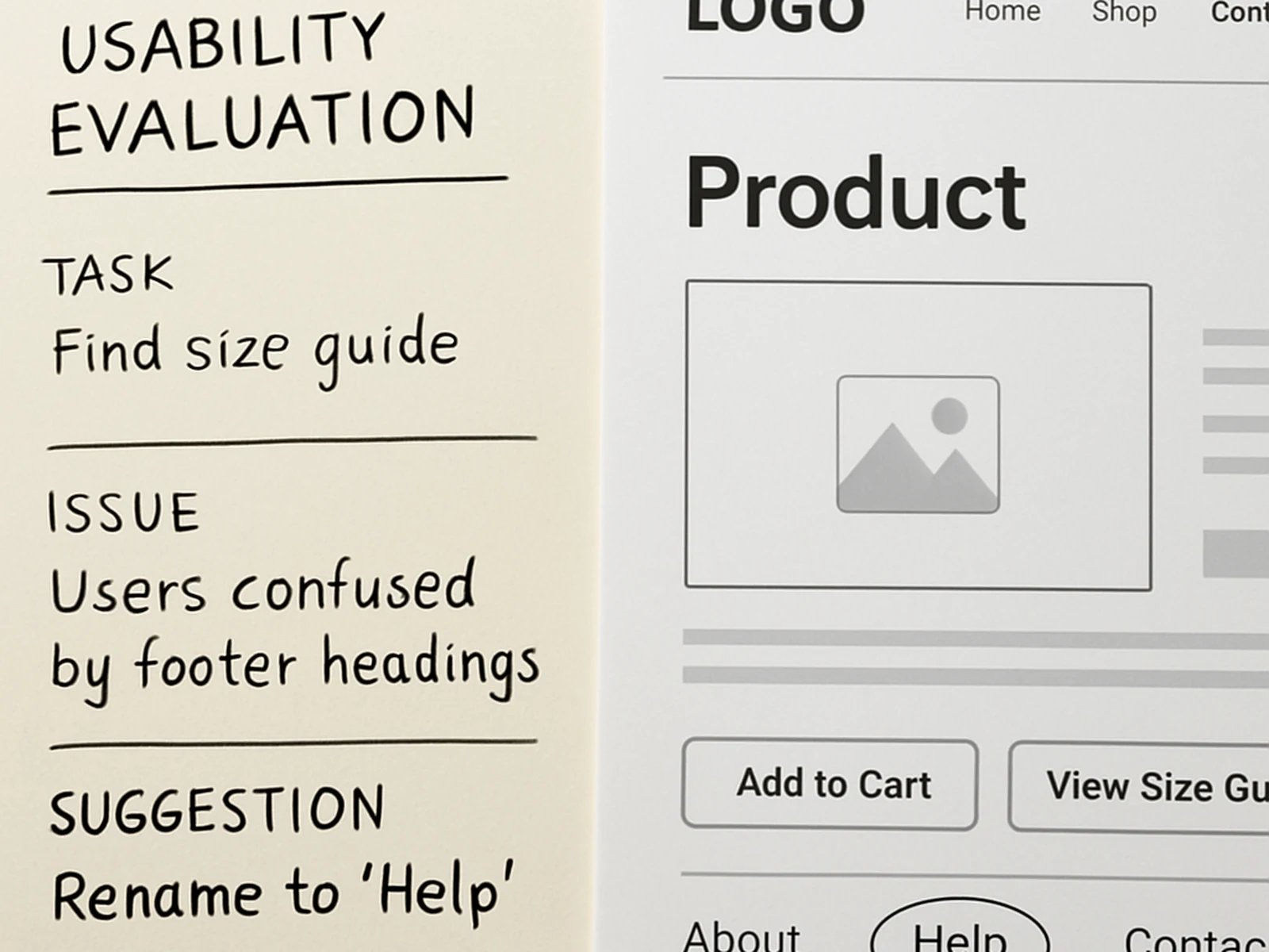 UX & Usability Audit detail